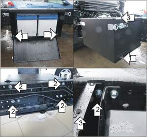 Защита MOTODOR АКА Isuzu NMR 85H/NPR 75H 2011-2017 шасси