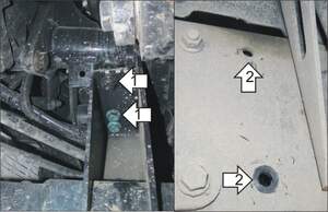 Защита MOTODOR радиатора, двигателя MAN TGL 2011- шасси Защита MOTODOR радиатора, двигателя MAN TGL 2011- шасси
