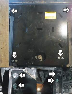 Защита MOTODOR радиатора, двигателя MAN TGL 2011- шасси