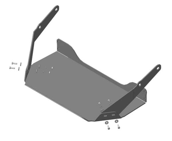 Защита MOTODOR змеевика компрессора MAN TGS 2007- шасси Защита MOTODOR змеевика компрессора MAN TGS 2007- шасси