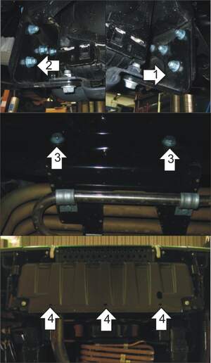 Защита MOTODOR радиатора MAN TGS 2007- шасси Защита MOTODOR радиатора MAN TGS 2007- шасси