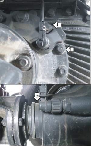 Усиленная защита датчика (2 мм, сталь) для Mercedes Actros шасси 3346 (лесовоз) 2008-2016, 2016- Усиленная защита датчика (2 мм, сталь) для Mercedes Actros шасси 3346 (лесовоз) 2008-2016, 2016-