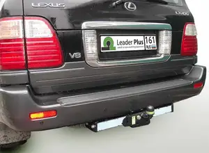 Фаркоп «Лидер-плюс» для LEXUS LX 470 (UZJ100) 1998-2007 (С НЕРЖ. ПЛАСТИНОЙ)