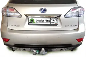 Фаркоп «Лидер-плюс» для LEXUS RX 270/350/450 (AL1) 2009-2018 (С НЕРЖ. ПЛАСТИНОЙ)