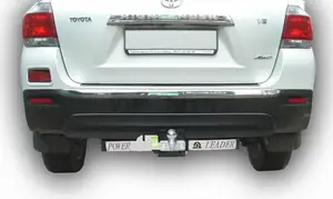 Фаркоп «Лидер-плюс» для TOYOTA HIGHLANDER 2010-2013 (С НЕРЖАВЕЮЩЕЙ ПЛАСТИНОЙ)