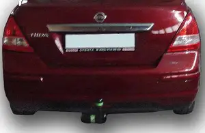 Фаркоп «Лидер-плюс» для NISSAN TIIDA (C11) (седан) 2007-2018