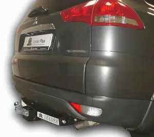 Фаркоп «Лидер-плюс» для MITSUBISHI PAJERO SPORT 2/3 2008-2021(C НЕРЖ. ПЛАСТИНОЙ)