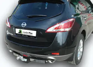 Фаркоп «Лидер-плюс» для NISSAN MURANO (Z51) 2010-2018 (C НЕРЖ. ПЛАСТИНОЙ)