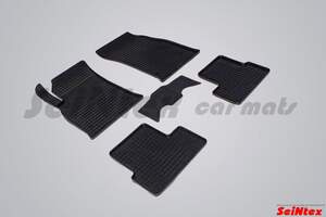 Коврики резиновые с рисунком «Сетка» CHEVROLET CRUZE 2009-2016 «Seintex»