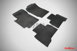 Коврики резиновые с рисунком «Сетка» MERCEDES С-Class W204 2006-2018 «Seintex» Коврики резиновые с рисунком «Сетка» MERCEDES С-Class W204 2006-2018 «Seintex»