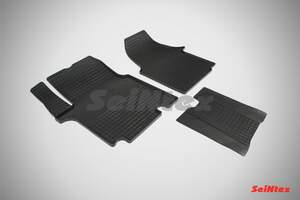 Коврики резиновые с рисунком «Сетка» Nissan Primastar 2001-2016 «Seintex» Коврики резиновые с рисунком «Сетка» Nissan Primastar 2001-2016 «Seintex»