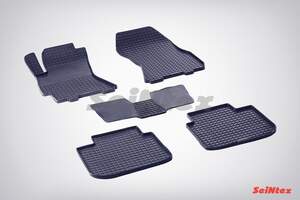 Коврики резиновые с рисунком «Сетка» SUBARU OUTBACK IV 2009-2014 «Seintex» Коврики резиновые с рисунком «Сетка» SUBARU OUTBACK IV 2009-2014 «Seintex»