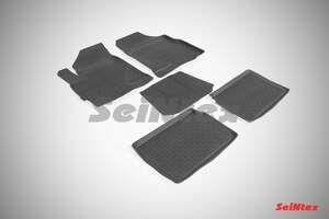 Коврики резиновые CHERY TIGGO V 2014-2016 с высоким бортом «Seintex»