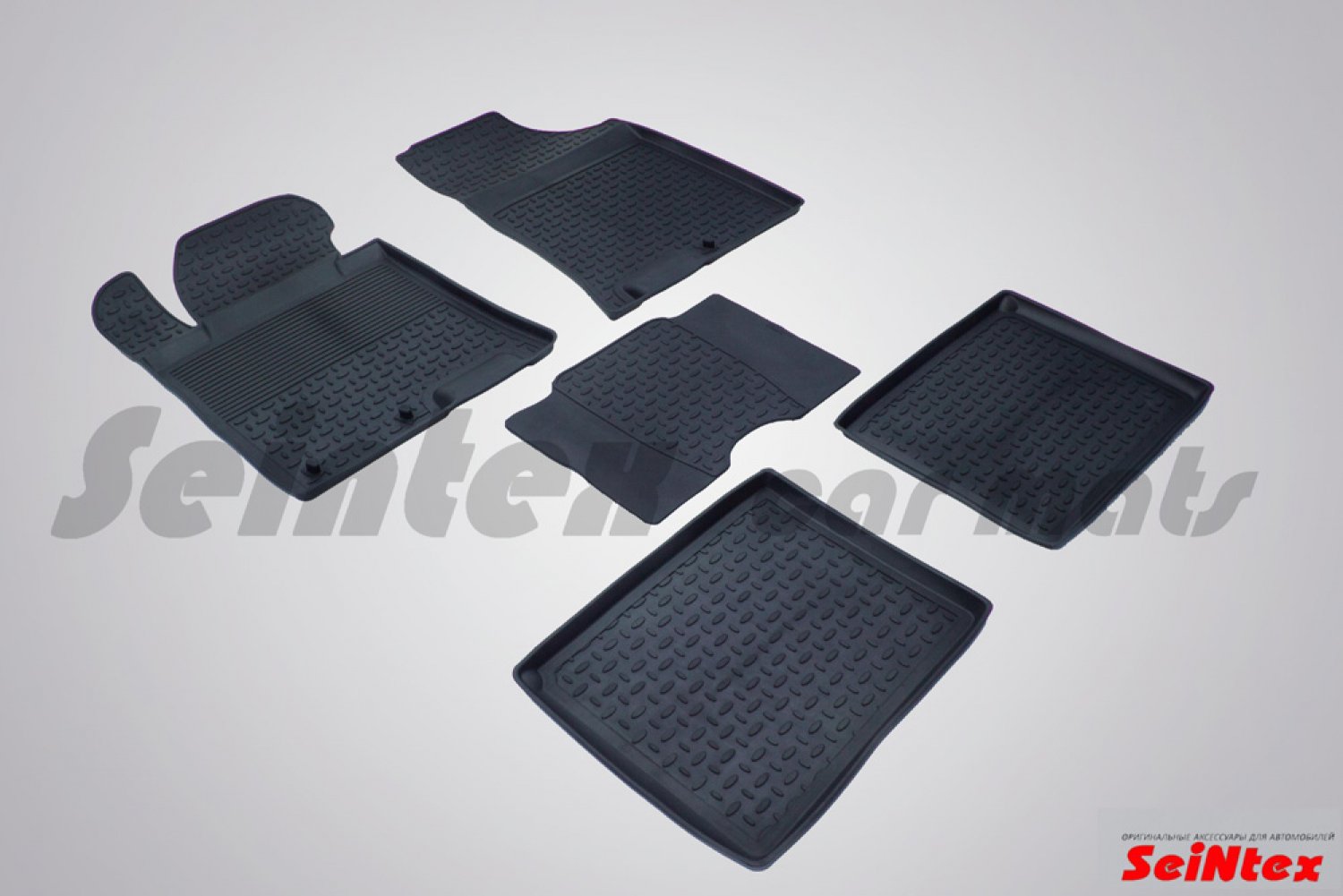 Коврики резиновые HYUNDAI I40 2012-2016 с высоким бортом «Seintex» Коврики резиновые HYUNDAI I40 2012-2016 с высоким бортом «Seintex»