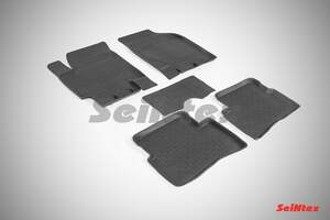 Коврики резиновые KIA RIO II 2005-2011 с высоким бортом «Seintex»