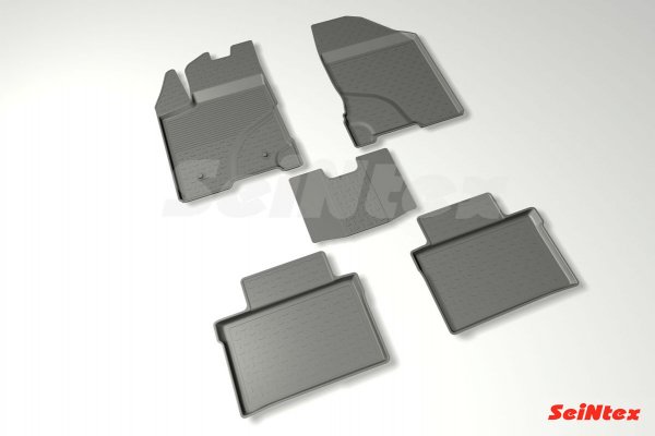 Коврики резиновые LADA VESTA 2015-н.в. с высоким бортом «Seintex» Коврики резиновые LADA VESTA 2015-н.в. с высоким бортом «Seintex»