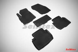 Коврики резиновые MITSUBISHI OUTLANDER II XL 2006-2012 с высоким бортом «Seintex»