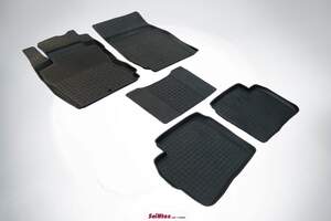 Коврики резиновые NISSAN NOTE 2005-2013 с высоким бортом «Seintex»