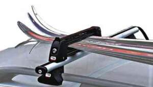 Крепление AMOS для 3-х пар лыж/2-х сноубордов на багажник на крышу авто, для всех типов поперечин, черный