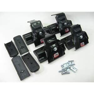 Багажник AMOS DROMADER на Т-профиль FIAT Ulysse II MPV 5дв 2003-2010 (дуги аэро-крыло черные)