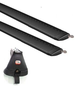 Багажник AMOS KOALA креп.за двер.проемы FORD Mondeo IV Sedan/Hb., Kombi 5дв 2007-2014 (дуги аэро-крыло черн.с замком)