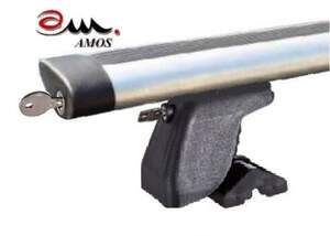 Багажник AMOS DROMADER на штат.места GREAT WALL Hover H5 SUV 5дв 2011-2018 (дуги аэро-крыло с замком)