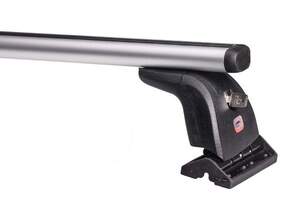 Багажник AMOS BETA на штат.места HYUNDAI i25 Hatchback 5дв 2012-2018 (аэродинамич.дуги)