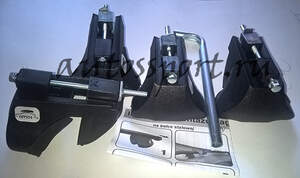 Багажник AMOS NOWY на рейлинги KIA Sorento II 5дв 2009-... (аэродинамич.дуги)