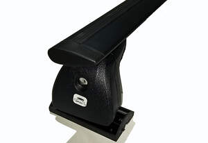 Багажник AMOS BETA на штат.места LANCIA Musa MPV 5дв 2004-2018 (дуги аэро-крыло черные)