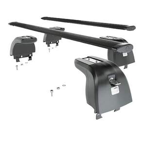 Багажник AMOS BETA на штат.места OPEL Adam Hatchback 3дв 2013-2018 (дуги аэро-крыло черные)