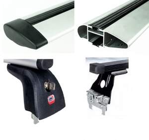 Багажник AMOS BETA на штат.места OPEL Astra J Sedan, Hatchback, GTC, OPC 2009-2018 (дуги аэро-крыло)