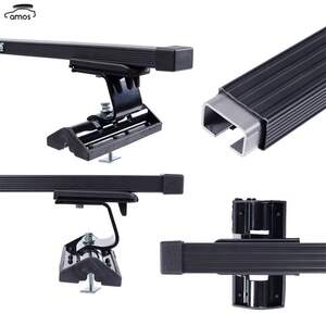 Багажник AMOS DROMADER на Т-профиль PORSCHE Cayenne SUV 5дв 2002-2009 (прямоуг.дуги)