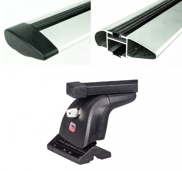 Багажник AMOS BETA на штат.места RENAULT Avantime Coupe 3дв 2000-2003 (дуги аэро-крыло) Багажник AMOS BETA на штат.места RENAULT Avantime Coupe 3дв 2000-2003 (дуги аэро-крыло)