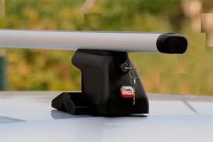 Багажник AMOS DROMADER на штат.места RENAULT Grand Espace MPV 5дв 2003-2018 (аэродинамич.дуги)