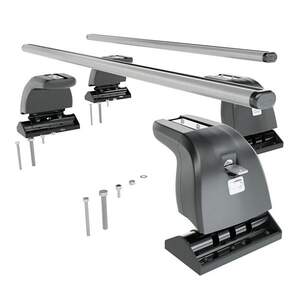 Багажник AMOS BETA на штат.места RENAULT Megane II Sedan, Hatchback 3/5дв, Kombi 2003-2008 (аэродинамич.дуги)