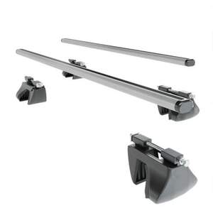 Багажные поперечины на рейлинги VOLKSWAGEN Cross Polo Hatchback 5дв 2006-2016 (аэродинамич.дуги)