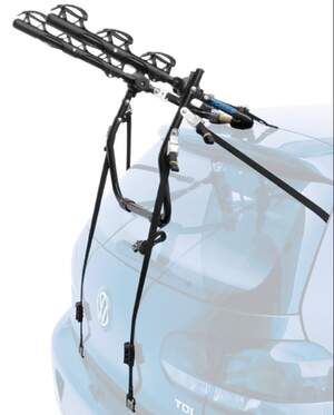 Крепление велосипеда на заднюю дверь PERUZZO Cruiser Delux для 3-х велосипедов сталь/труба d25мм (упаковка коробка)