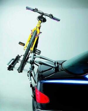 Крепление велосипеда на заднюю дверь PERUZZO Padova Steel для 2-х велосипедов, сталь/труба d30мм, цвет серебристый