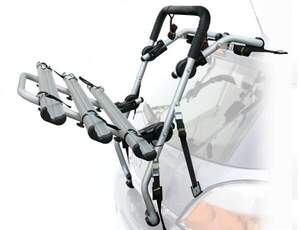 Крепление велосипеда на заднюю дверь PERUZZO Padova Steel для 3-х велосипедов, сталь/труба d30мм, цвет серебристый