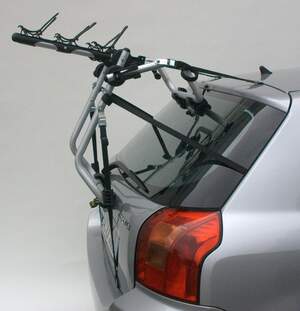 Крепление велосипеда на заднюю дверь PERUZZO Venezia Steel для 3-х велосипедов, алюминий d30мм (упаковка блистер)