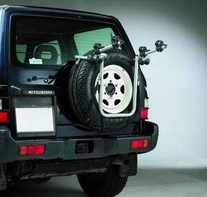 Крепление велосипеда на запас. колесо PERUZZO 4x4 Bike Carrier для 2-х велосипедов, сталь/труба d30мм, крепление за раму