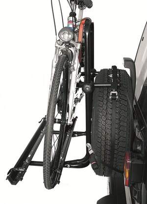 Крепление велосипеда на запас. колесо PERUZZO 4x4 Brennero для 2-х велосипедов, крепление за колеса (рельс)