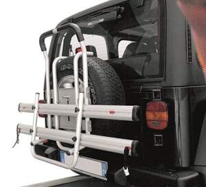 Крепление велосипеда на запас. колесо PERUZZO 4x4 Stelvio для 2-х велосипедов, крепление за колеса (рельс) Крепление велосипеда на запас. колесо PERUZZO 4x4 Stelvio для 2-х велосипедов, крепление за колеса (рельс)