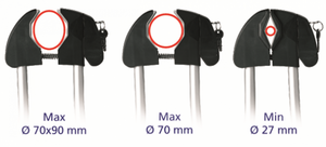 Крепление велосипеда на крышу (на багажник) PERUZZO Napoli, сталь/цвет черный Крепление велосипеда на крышу (на багажник) PERUZZO Napoli, сталь/цвет черный