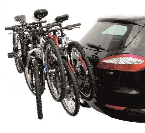 Крепление велосипеда на фаркоп PERUZZO Arezzo для 3-х велосипедов, сталь/цвет серый Крепление велосипеда на фаркоп PERUZZO Arezzo для 3-х велосипедов, сталь/цвет серый