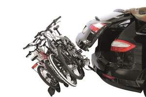 Крепление велосипеда на фаркоп PERUZZO Siena для 4-х велосипедов, сталь/цвет серый Крепление велосипеда на фаркоп PERUZZO Siena для 4-х велосипедов, сталь/цвет серый