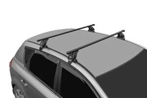 Багажник «LUX» с дугами 1,1м прямоуг. в пластике HYUNDAI Creta (2016-2021) Креп.за дв.проемы