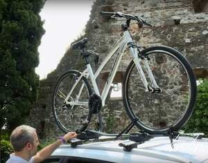 Крепление велосипеда на крышу (на багажник) PERUZZO Pure Instinct, алюминий/сталь, цвет антрацит Крепление велосипеда на крышу (на багажник) PERUZZO Pure Instinct, алюминий/сталь, цвет антрацит