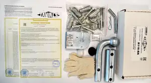 Фаркоп «TAVIALS» для VOLKSWAGEN TIGUAN (5N1), (5N2) 2007-2016 (с быстросъемным шаром)