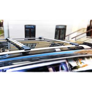 Багажные поперечины WingCarrier V1 на рейлинги TOYOTA Corolla E12; E13 IX универсал 2002-2007 с замком, серебристы